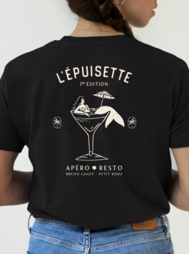 Design graphique tee-shirt Logotype l'Épuisette bretonne 
