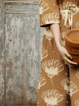 Illustration design textile motif floral 