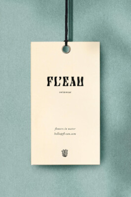 Design graphique Brand Label étiquette Fl'eau 