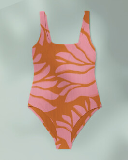 Brand design swimwear maillot de bain fleurs collection