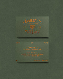 Logotypes l'Épuisette Bretonne carte de visite 