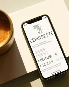 Web design site internet restaurant l'Épuisette Bretonne 