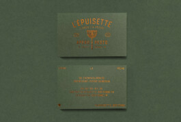 Logotypes l'Épuisette Bretonne carte de visite 