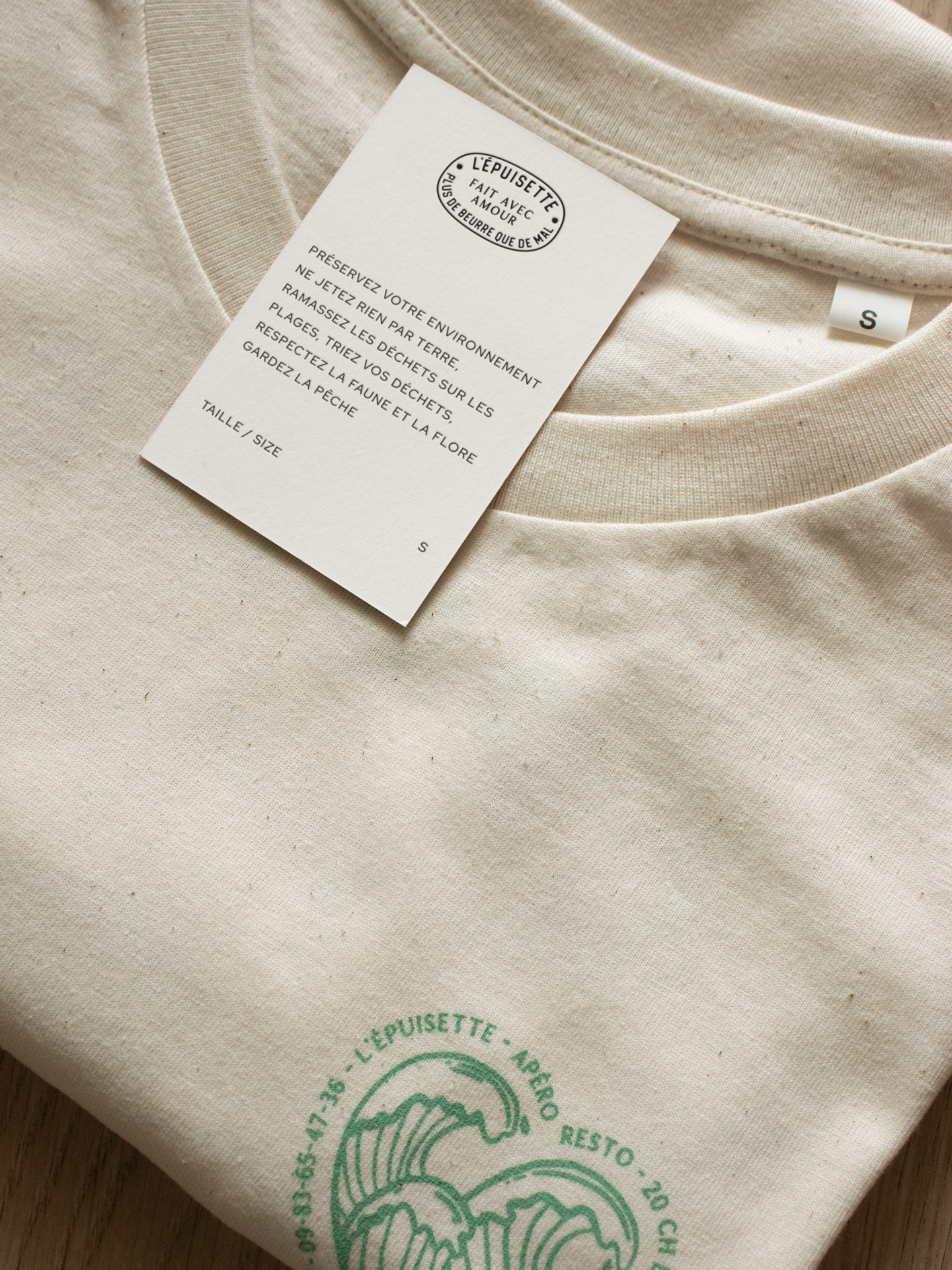 Design Tshirt L'Épuisette Bretonne Restaurant