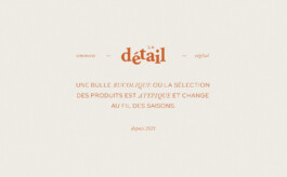 Graphic design Le Détail flowrist 