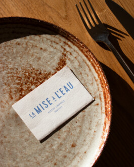 Visit Card La Mise À l'Eau Graphic Design by Juliette Le Priellec 